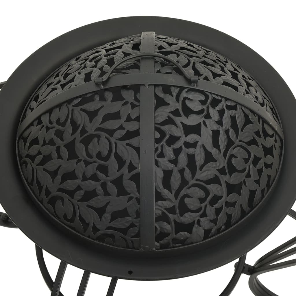 Caminetti Braciere con attizzatoio in acciaio 49 cm