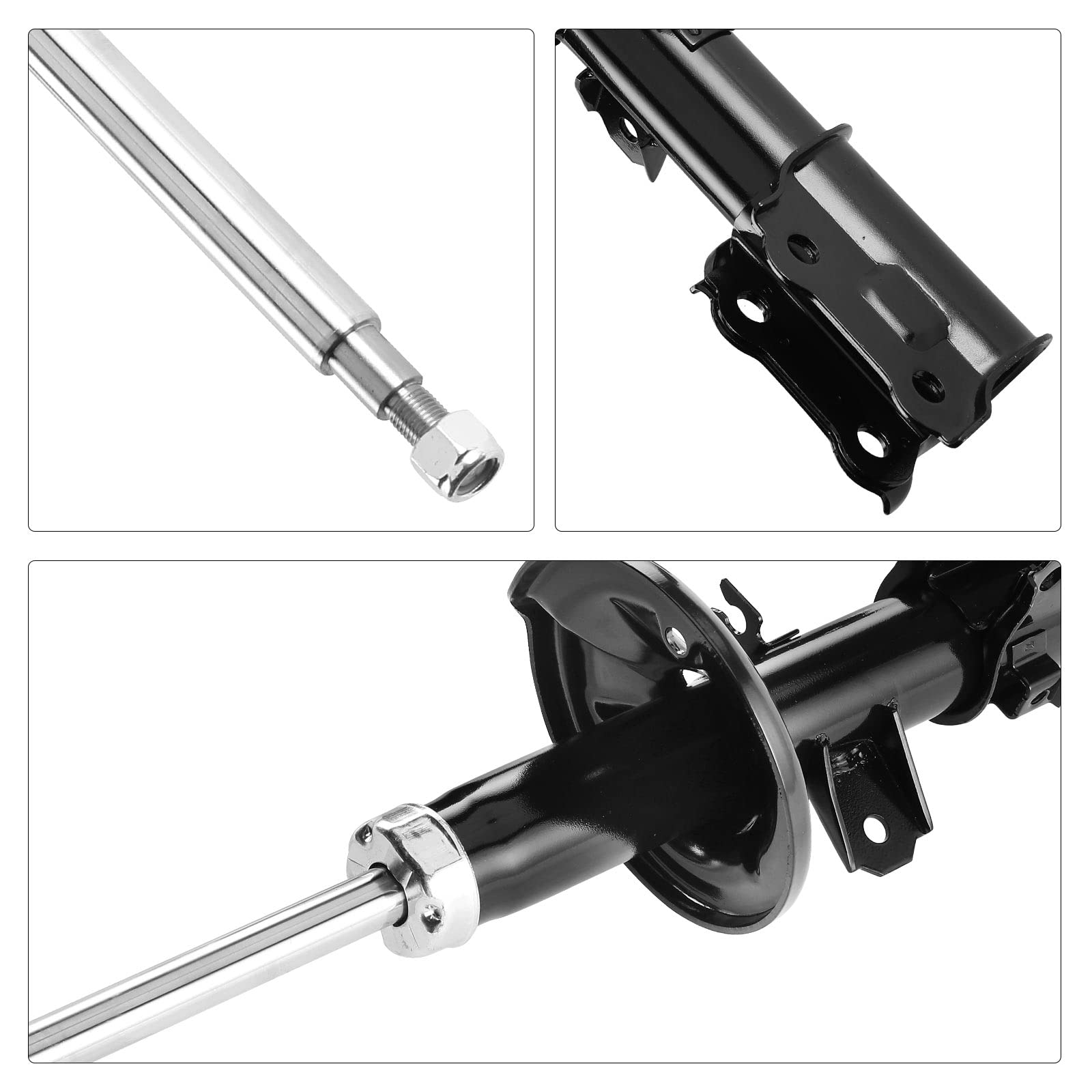 Frankberg 2 amortiguadores delanteros de 502 mm de presión de gas | 546501C300; Compatible con: Getz TB