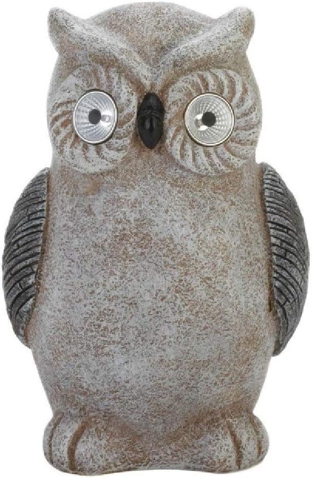10018863 Solar OWL Statue, Gray