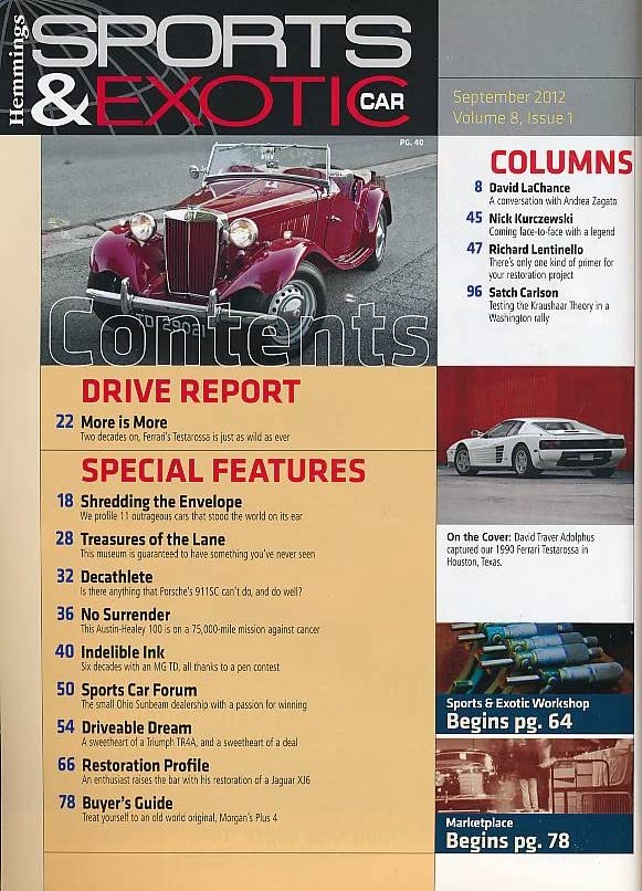 Sports & Exotic Car 12 Most Outrageous Cars- Testarossa, Countach, Stratos, 959 etc Janguar XJ6 Restoration Nashville Lane Museum Racing Sunbeams