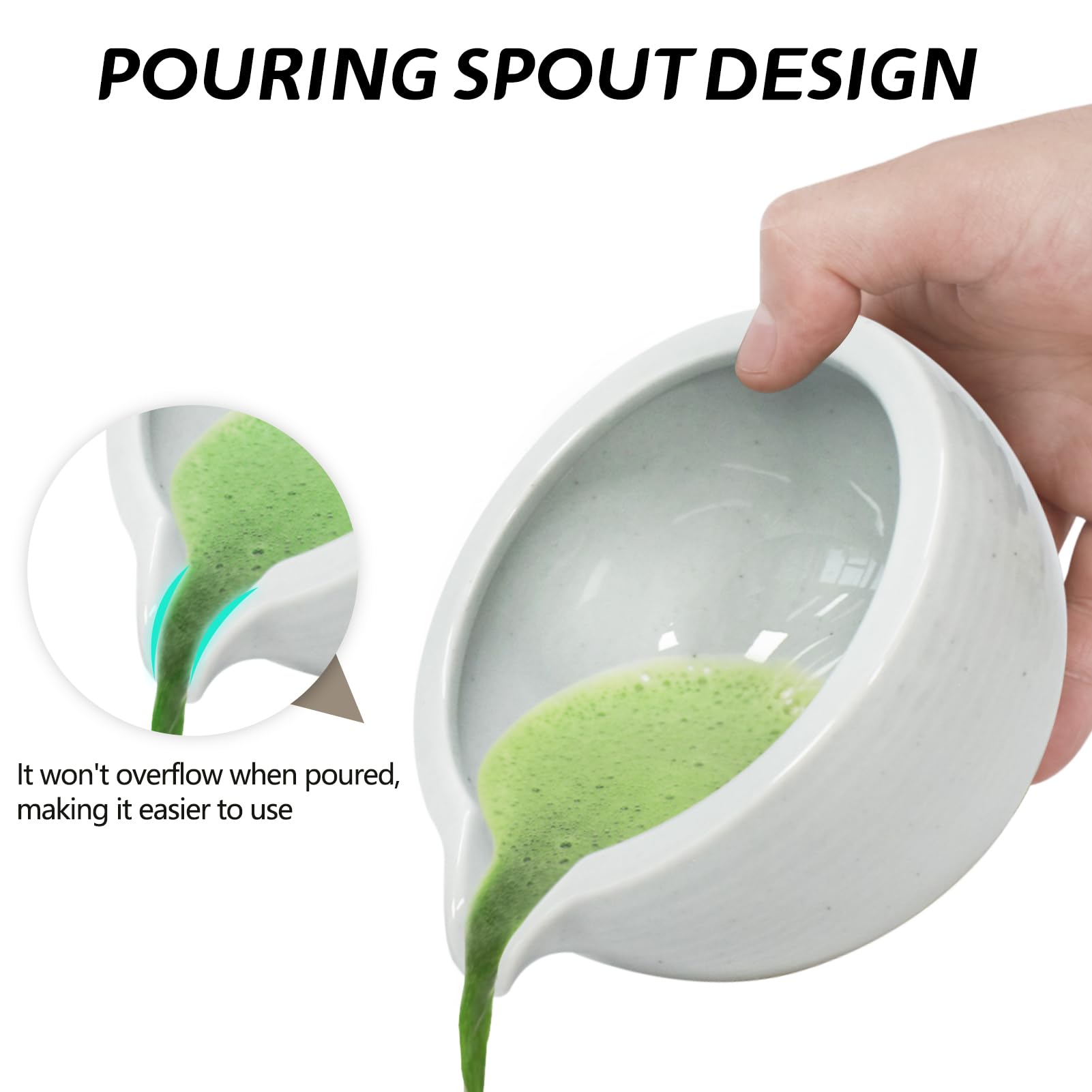 Juego de 6 té matcha japonés, kit de batidor matcha, kit de té matcha
