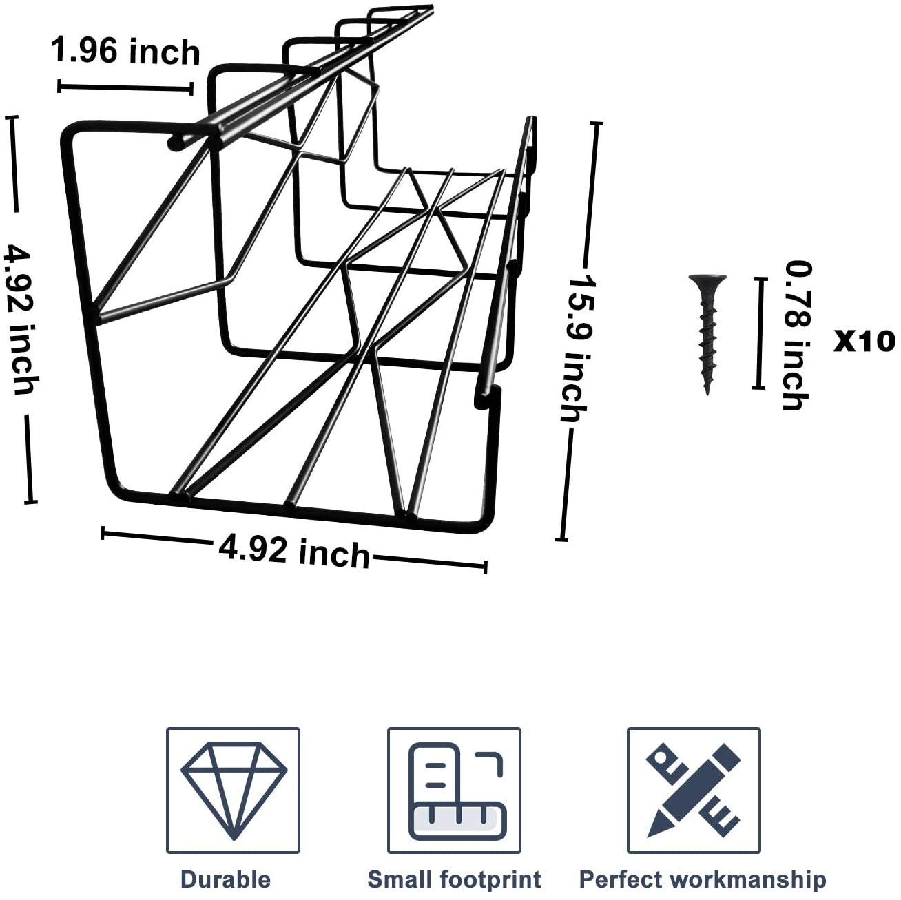 Buy Erytlly 2 Pack Under Desk Cable Management Under Desk Cable Tray