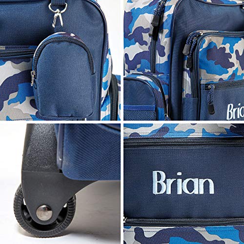 Personalized-Rolling-Luggage-for-Kids--Blue-Camo-Design-5-x-12-x-20H-By-Lillian-Vernon
