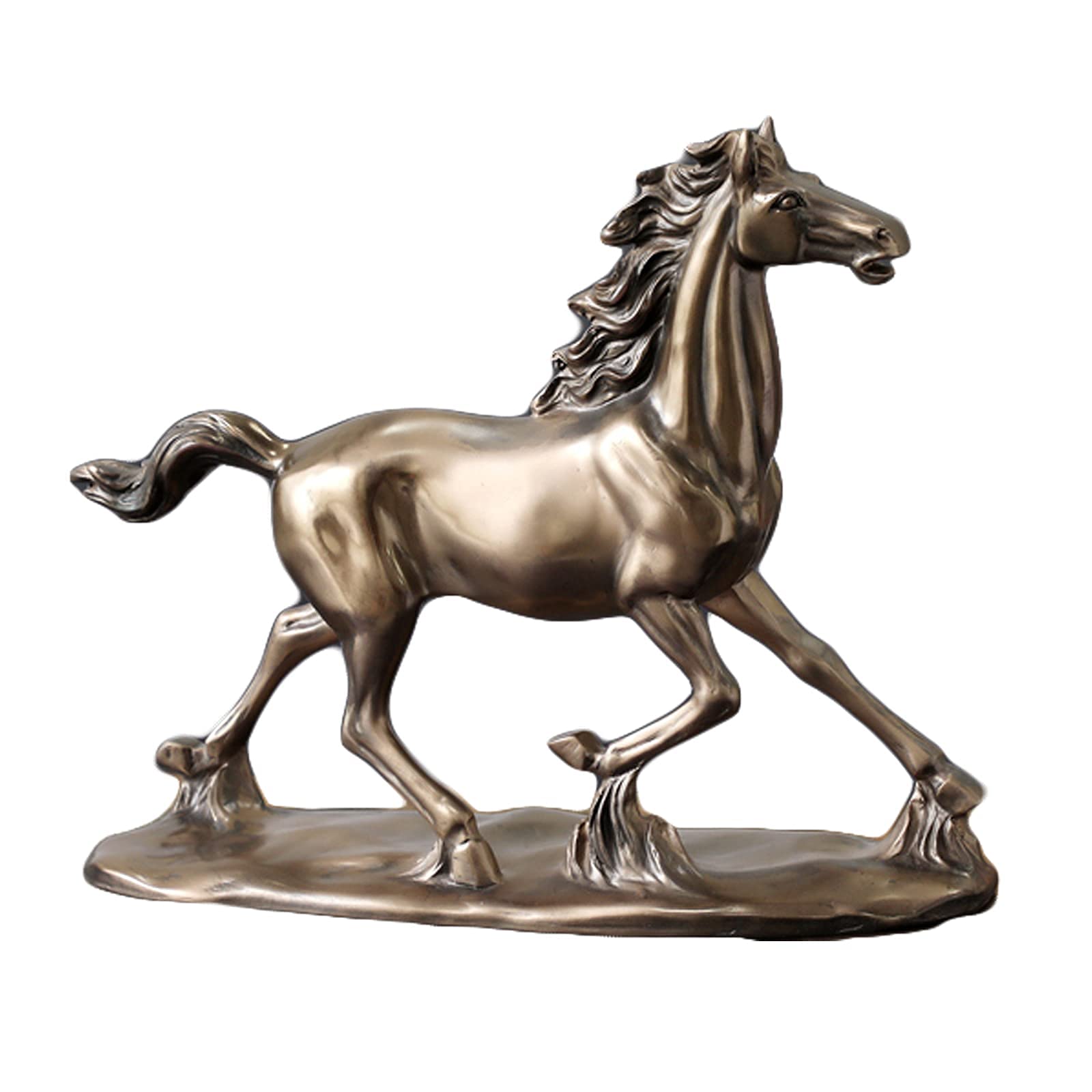 Figurine de cheval en résine Feng Shui pour revitaliser votre bureau