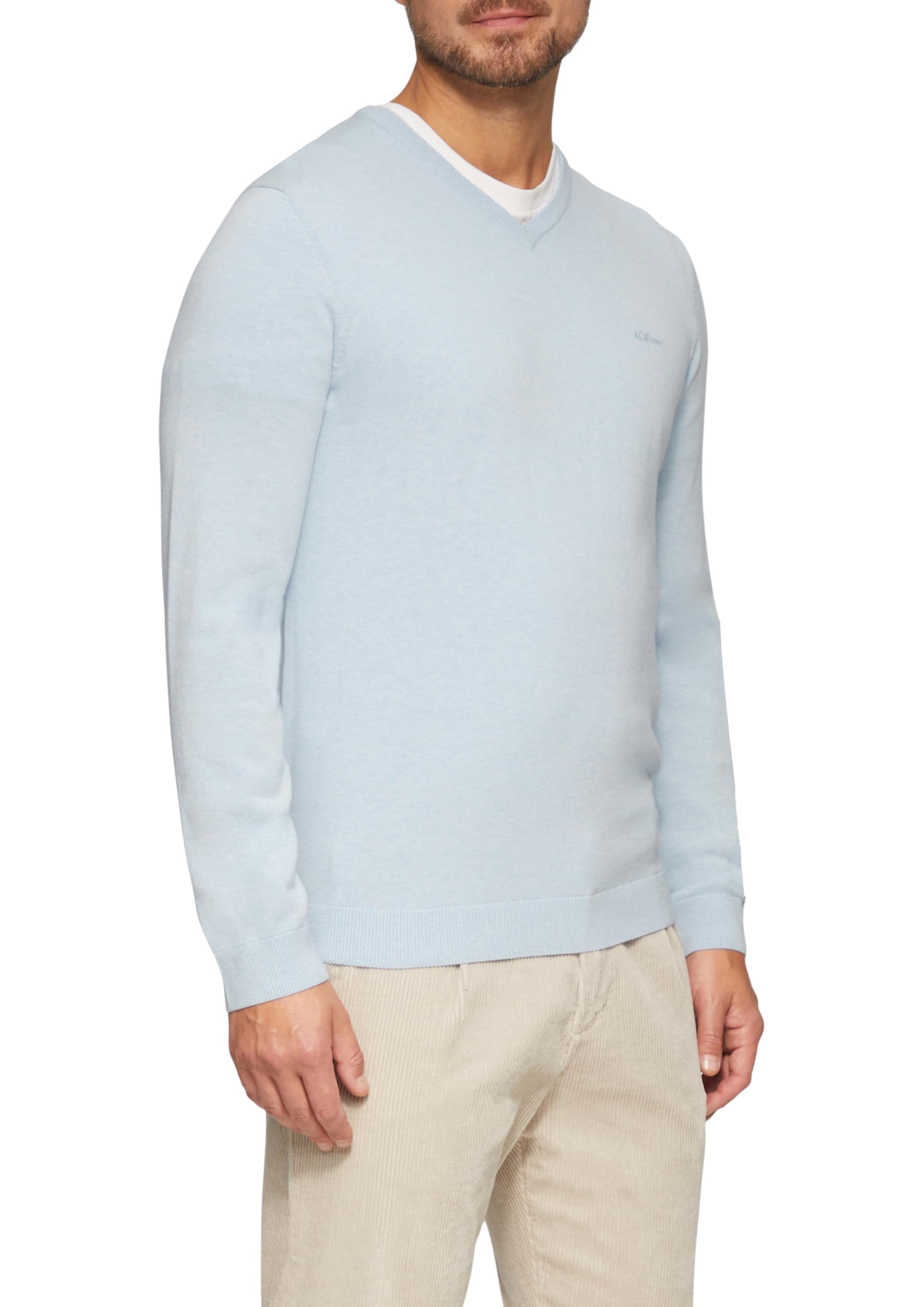 s.Oliver Embroidered Logo Knitted Jumper, 50W1, S