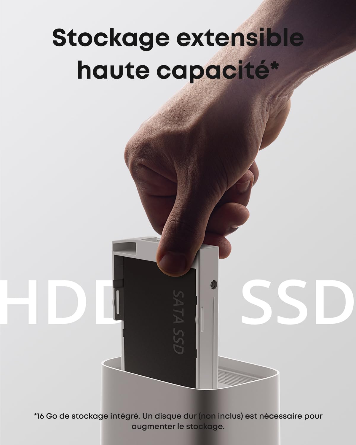 eufy HomeBase S380, Centre de sécurité eufy Edge | Stockage local extensible jusqu’à 16 To, compatible avec les produits eufy, chiffrement avancé, Wi-Fi 2,4 GHz, sans frais