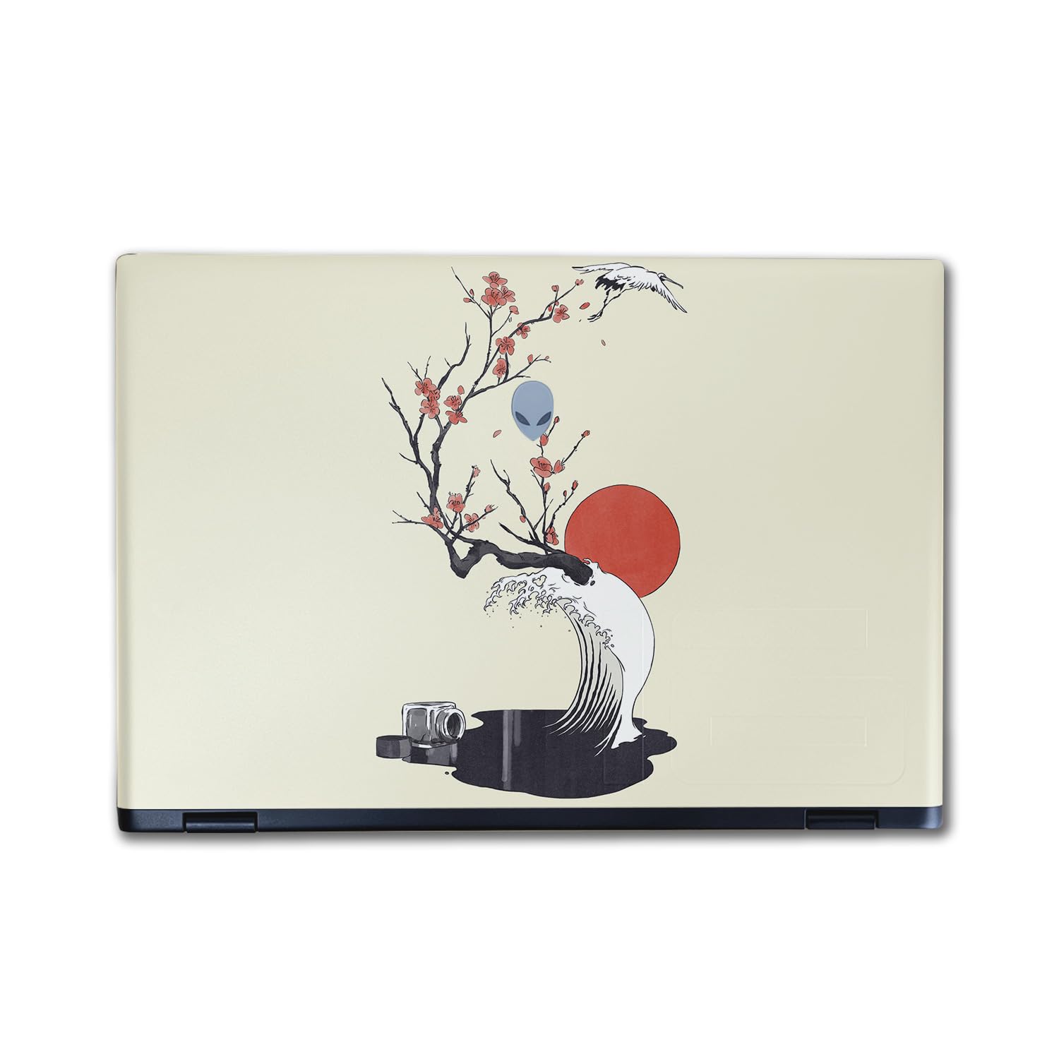 Laptop Skin Compatible with Alienware M16 R2 (2024) - Accident - Premium 3M Vinyl Protective Wrap Decal Cover - Easy to Apply | Crafted in The USA by MightySkins