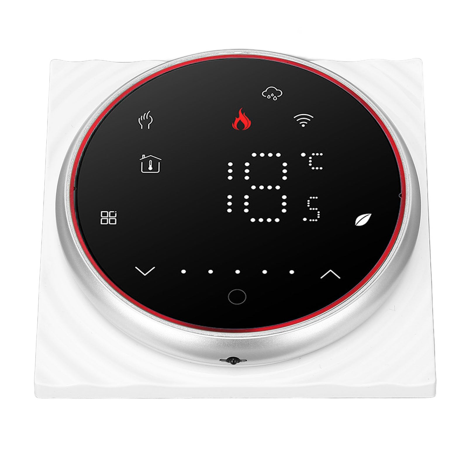Generic Smart Home Thermostat, Wysoka dokładność 1 dzień 6 Okres Programowalny 5+1+ Tryb Termostat Domowy AC 95–240 V dla urządzeń Gospodarstwa Domowego (BLACK)