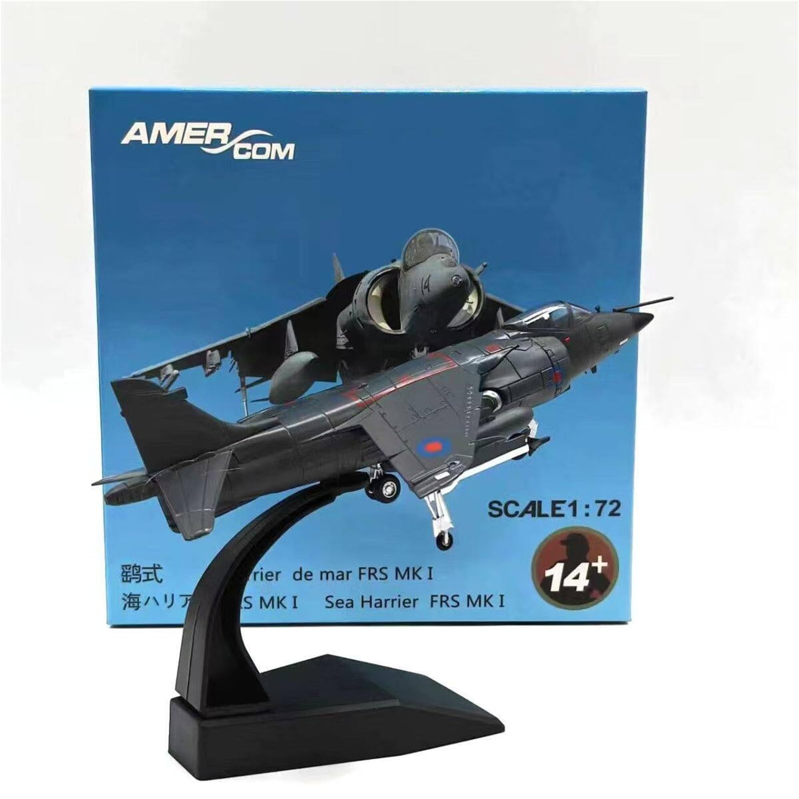 aerei a reazione Modello pressofuso in metallo British Harrier Jet in scala 1:72 regali per piloti