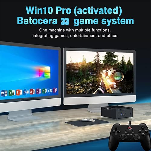 Miniatura 2 de Kinhank Super Console X PC Box Retro Video Game Console Built-in 120000 Games Win 10 Batocera 33 in 1 4K Dual Screen Output Compatible with