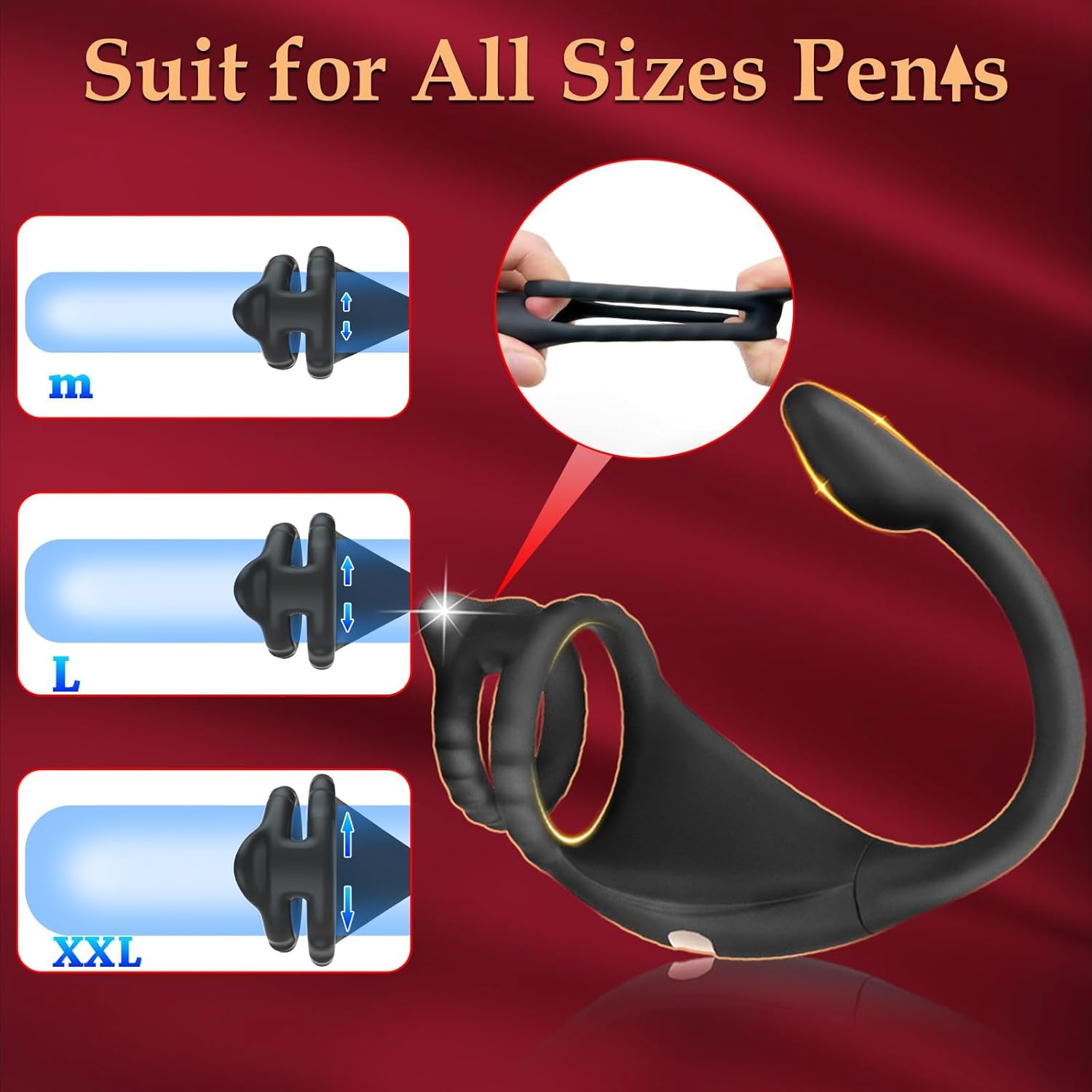 Vibratore per Uomo Stimolatore Prostata Anal Plug Sex Toys, Vibratore Anale Dildo Anale Plug Analesex Toy con Telecomando, Sex Toy Uomo Donna Butt Plug 9 Mode Télescopique & Vibrations Interazione AI