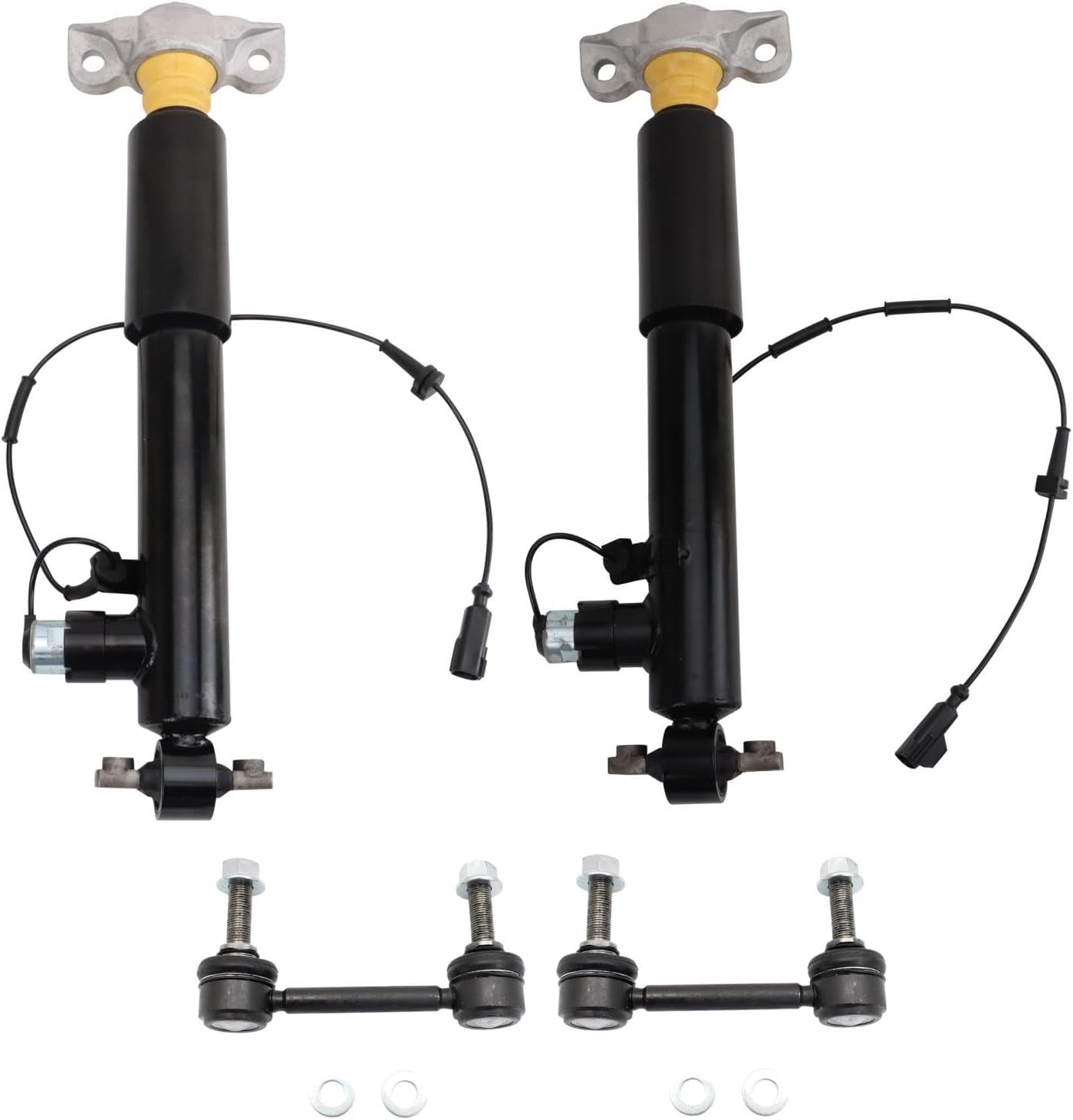 TRQ Rear Suspension Kit Shock Absorber Sway Bar Stabilizer Link Compatible with 2013-2016 Lincoln MKZ