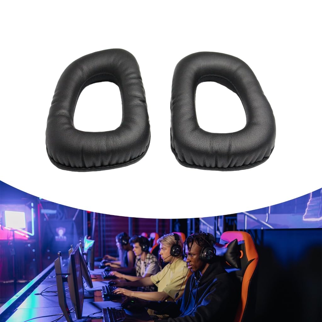Cuscinetti Di Ricambio In Spugna Per Cuffie Logitech G35, G430, G432, G332 - Comodi E Traspiranti - Foto 2