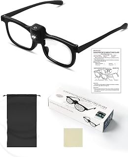 NZQXJXZ 250% Magnifying Glass with Light,LED Lighted Magnifier Eyeglasses, Bright Sight Hands Free Magnifying Glasses for Hobbies, Close Work, jewelry,Craft, Reading