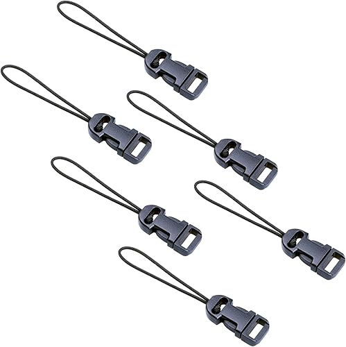 VKO Conector de liberación rápida de correa de cámara de 0.591 in, Negro -