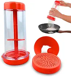 Tapioqueira Polvilhador De Tapioca Vermelha - Peneira E Armazena-Nybc