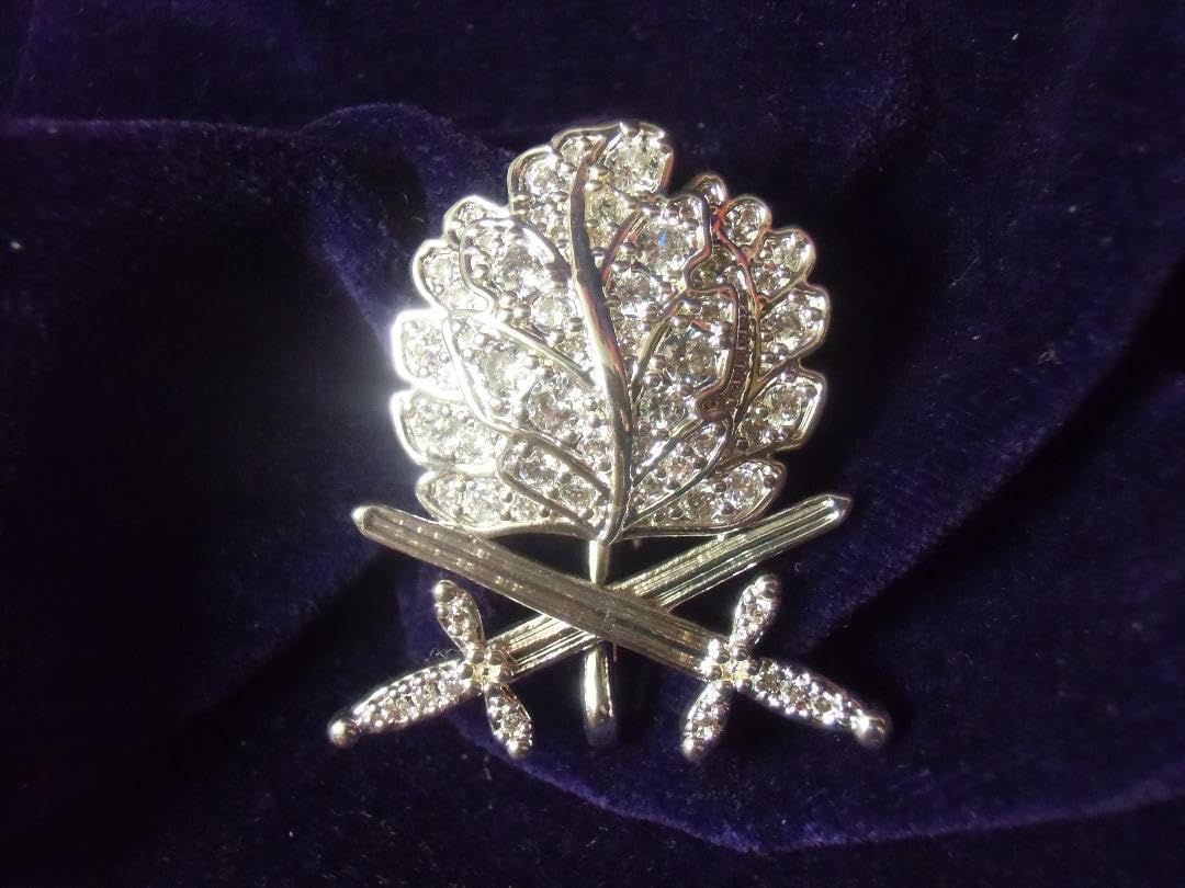 ⊞ドイツ軍の勲章/記章＊騎士鉄十字勲章＊リボンループ銀色（ＣＯＰＹ/複製品） Amazon.co.jp: ⊞ドイツ軍の勲章記章＊騎士鉄十字勲章＊リボンループ