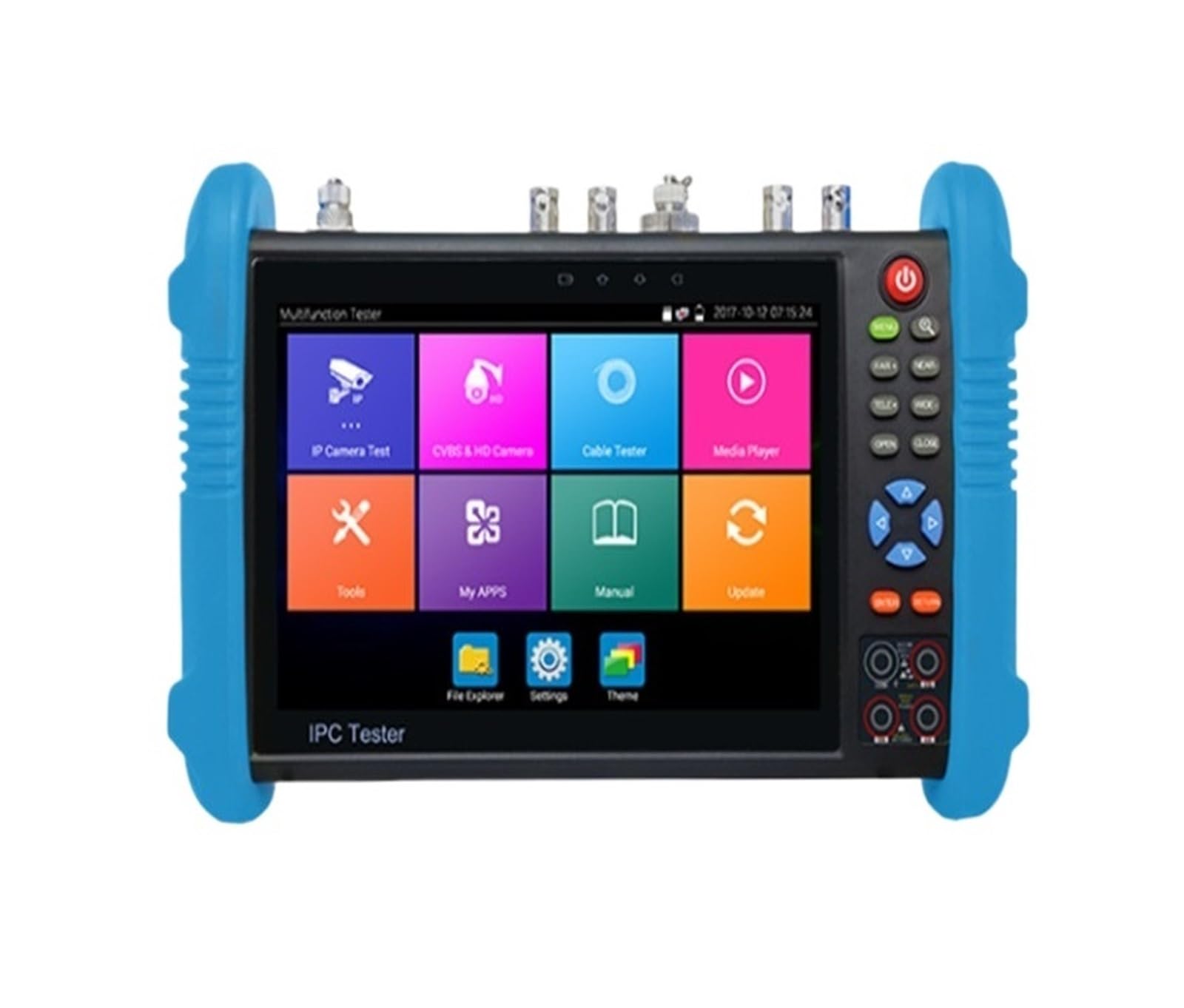 CCTV Tester, IPC-9800 Pro Full HD 8MP Cvi Tvi Ahd Cvbs Monitor Camera IP X7inch IPS Touch Screen PTZ Control CCTV Tester(IPC-9800 Pro)