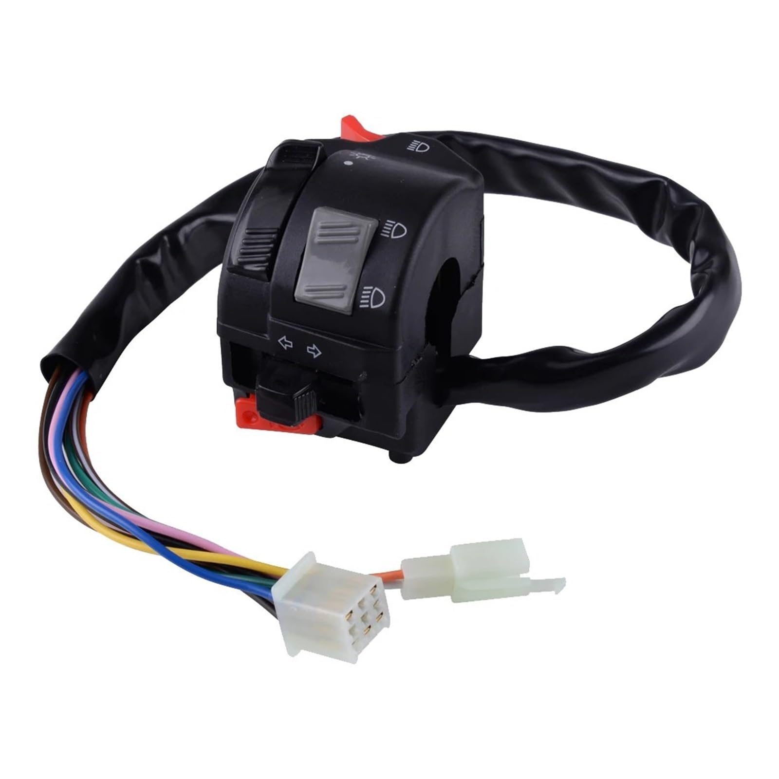 Interrupteur moto 22mm pour réparer commande de phare klaxon et clignotant