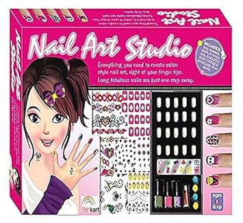 Buy Wish Kart Nail Art Studio Salon Kit For Girls Online At Low Prices In India Amazon In