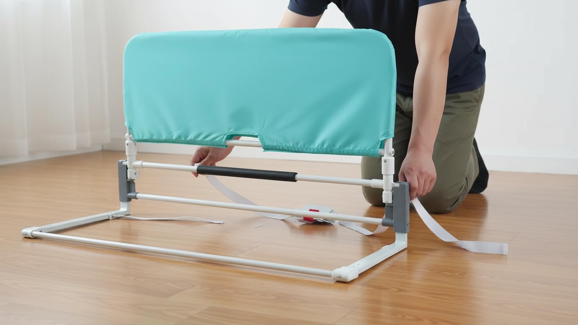 Ausilium Sponda Letto Pieghevole Ribaltabile con Parasponda Universale