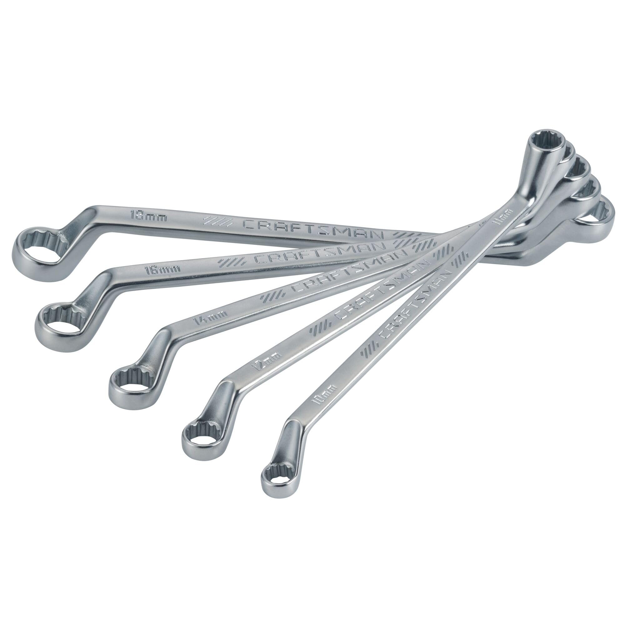 CRAFTSMAN Juego de llaves de extremo de caja compensada, MM, 5 piezas (CMMT44350)