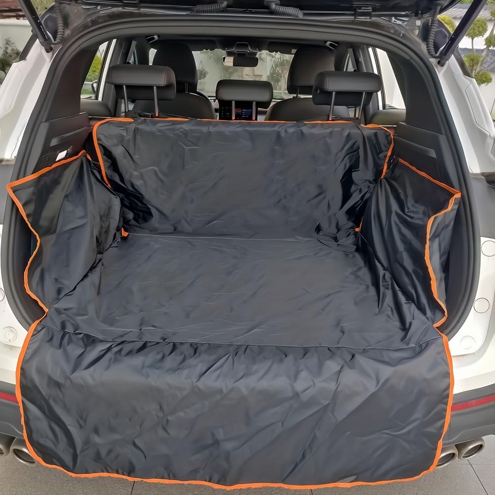 YIBAJIO Car Boot Liner Protector, for KIA NIRO/NIRO EV/NIRO Hybrid 2022 2023 2024 2025 2026 Dog Boot Protector Nonslip Washable Dog Boot Cover with Side Protector Cargo Cover Mat,A