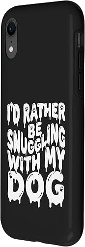Miniatura 2 de I'd Rather Be Snuggling with My Dog Case for iPhone XR