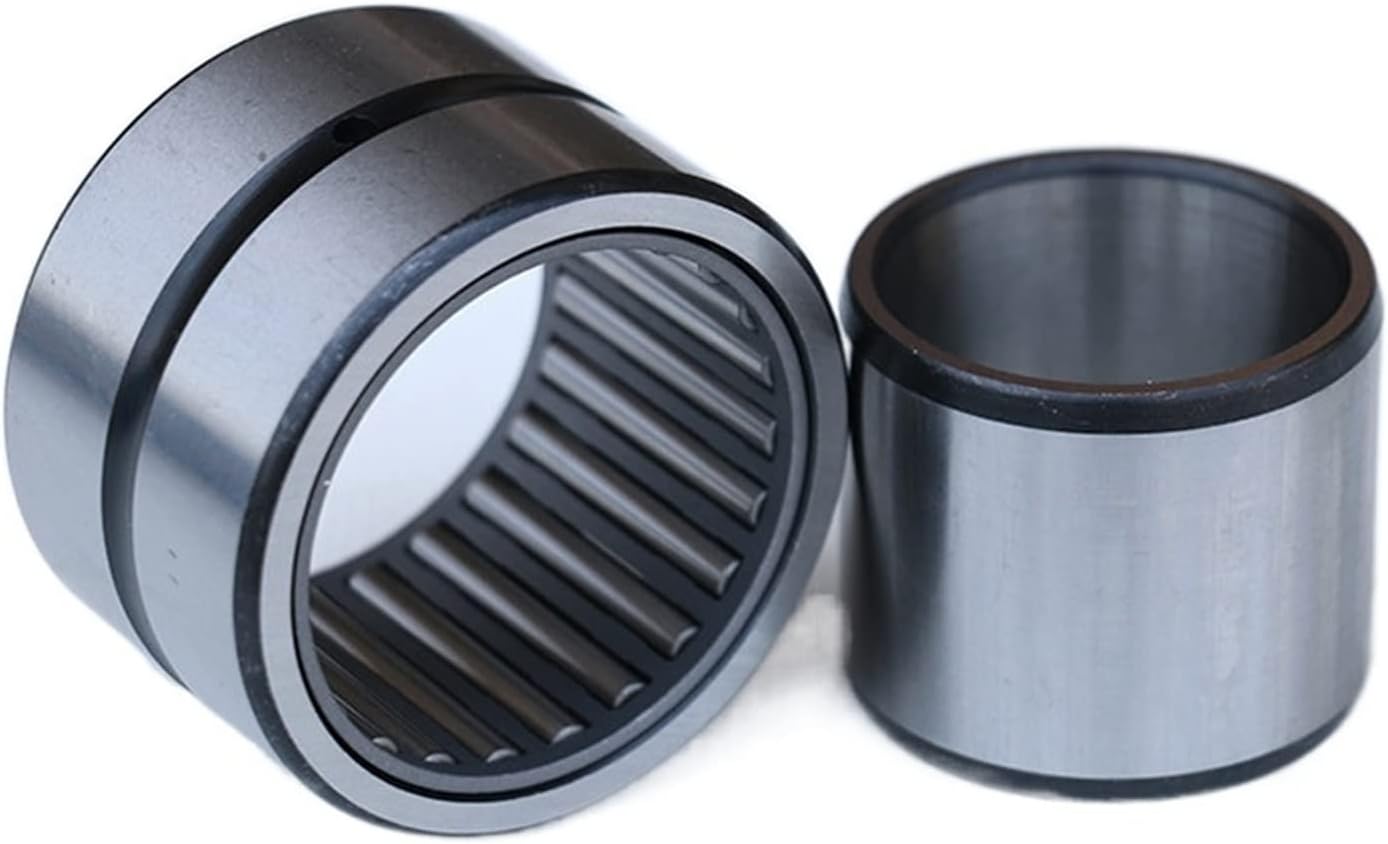 2PCS Solid Collar Needle Roller Bearings with Inner Ring Bearing NKI45/25