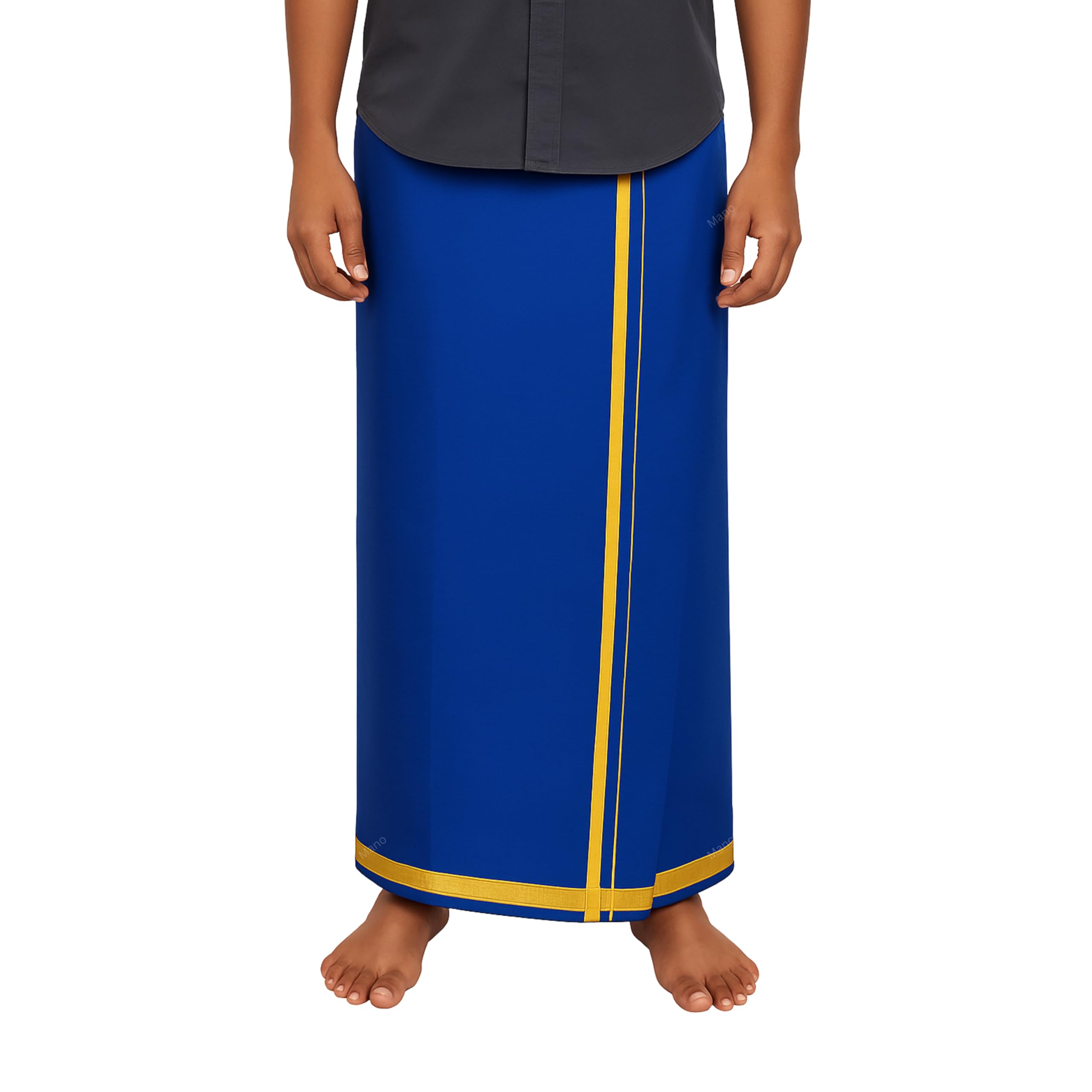 Kerala Style Men’s Cotton Dhoti with border | Dhoti | Casual Style | 2.0 Meter | Pack of 1-picture-19