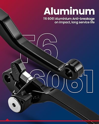 Miniatura 4 de KAX Palancas cortas de freno y embrague, 2 piezas aptas para YZ250F 2007-2008 YZ125YZ250 2008-2014, Kawasaki KX250F 2013-2018 KX450F 2013-2018 KX250