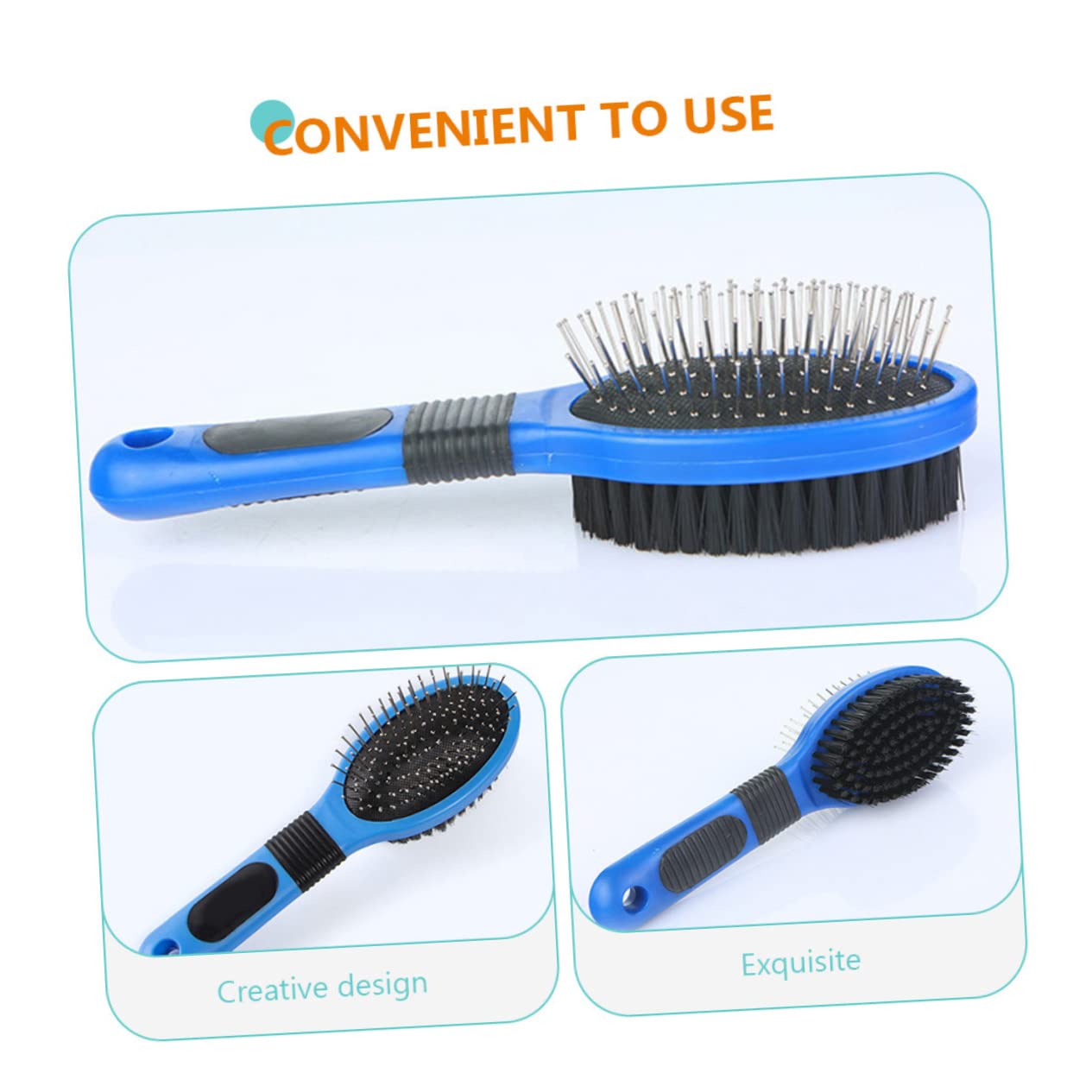 VANZACK 3stücke Haarentfernung Bürste Doppelseitige Pet Comb Für Katzen Und Kleine Hunde Ergonomisch Gestaltet Gegen Verfilzungen Und Lose Für Tierpflege