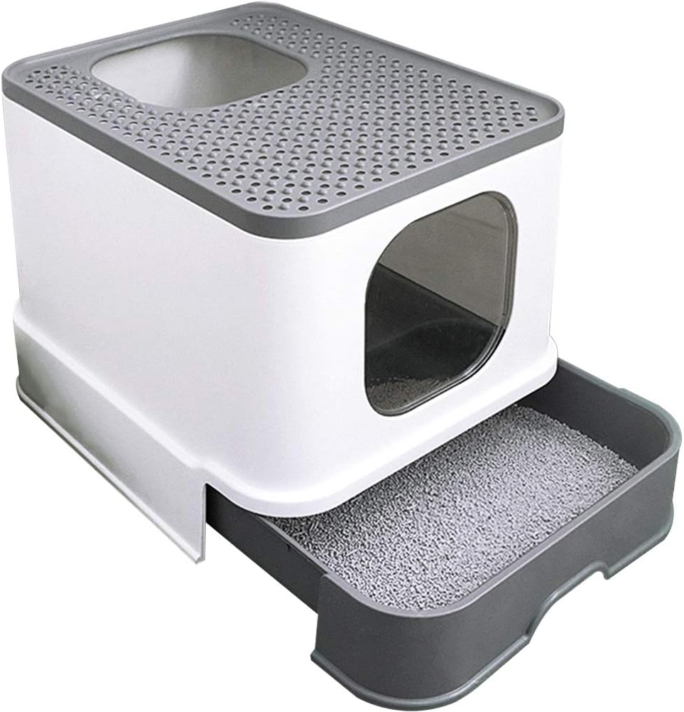 top entry automatic litter box