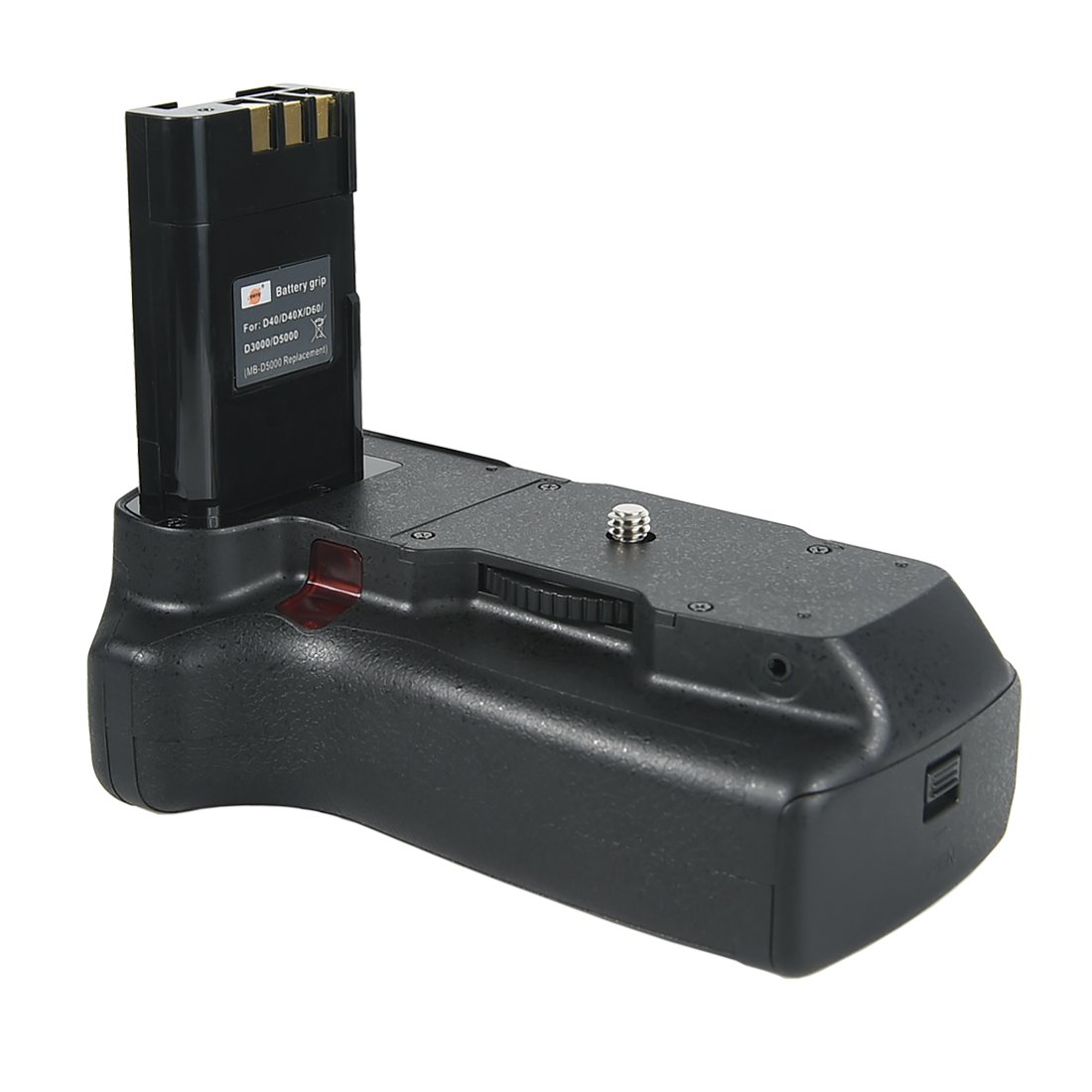 DSTE Télécommande Vertical Batterie Poignée Titulaire pour Nikon D40 D40X D60 D3000 D5000 DSLR Caméra comme MB-D5000 avec 2-pack EN-EL9