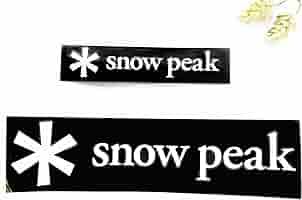 【色:マルチ_スタイル:ステッカー付/正規品】スノーピーク(snow peak) スノーピーク(snow peak) キャンプ ステッカー車窓セット-マット