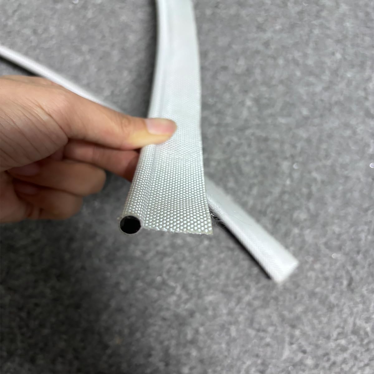 Passepoil d'auvent à double rabat en PVC solide pour tous les camping-cars/auvents/tentes/camping-cars/caravanes - 3 m x 6 mm