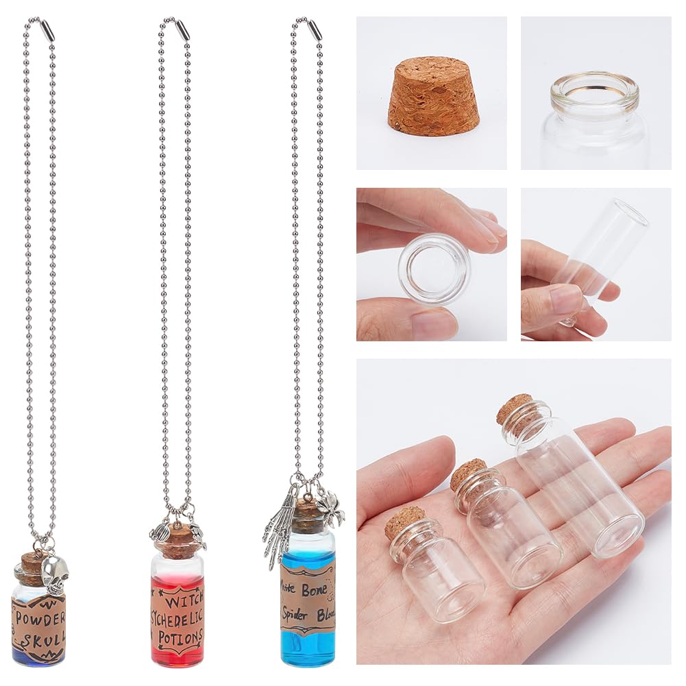 Collier Artisanal « POTION MAGIQUE » – Pendentif Œil De Tigre, Longueur Réglable 41-45 Cm, Pierre Naturelle
