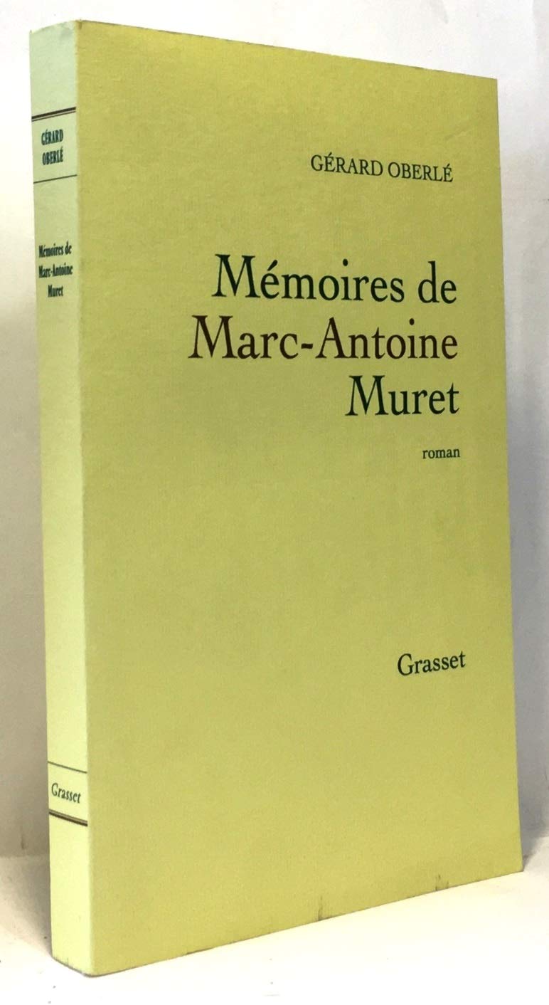 Mémoires de Marc-Antoine Muret