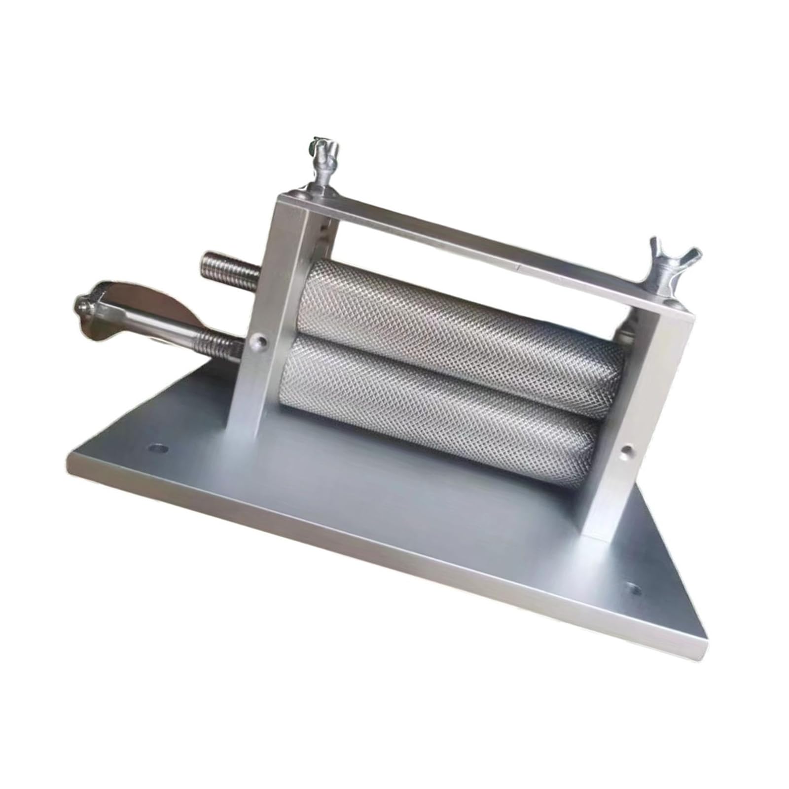 Piceioep Hand Cranked Stainless Steel Squid Flattener Multipurpose Squid Press Machine for Making Dried Seafood Beef Drying Meat Hand Handle Dryer Press