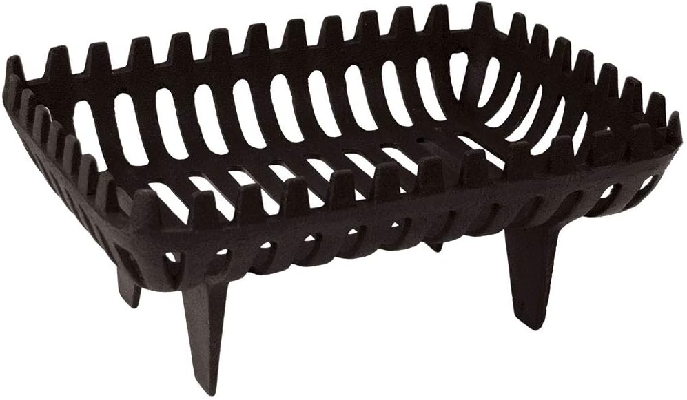 Cast Iron Log Basket, Small 16"