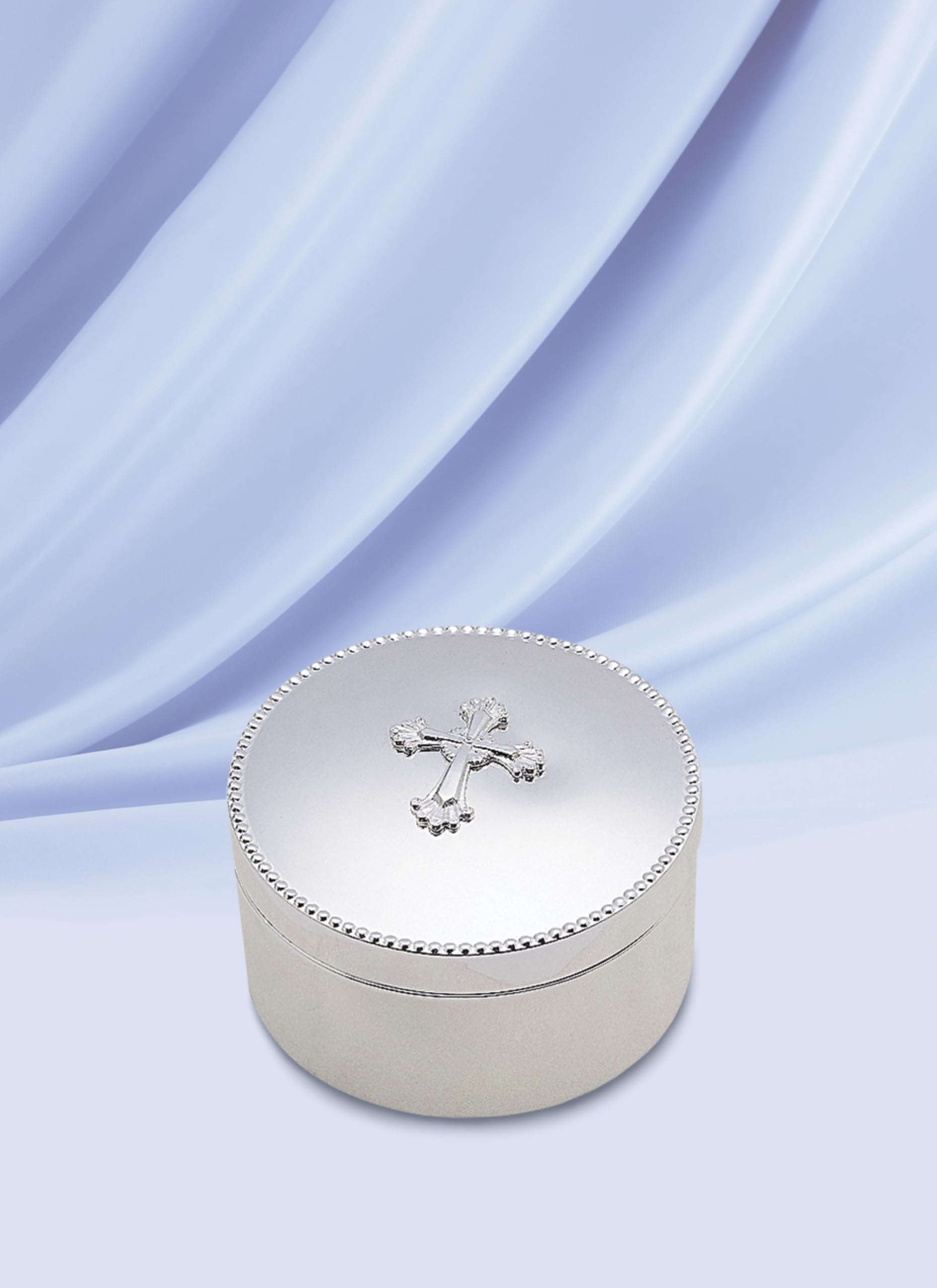 Ibメタルチャームコレクション全12種コンプリートBOX (BOX購入特典付き) Amazon.com - Reed & Barton Abbey Cross Silverplate Keepsake Box