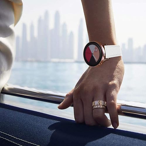 Miniatura 5 de DEALELE Correas compatibles con Samsung Gear S3 FrontierClassicGalaxy Watch de 1.811inGalaxy 3 de 1.772in, 0.866in, correa de repuesto de cuero