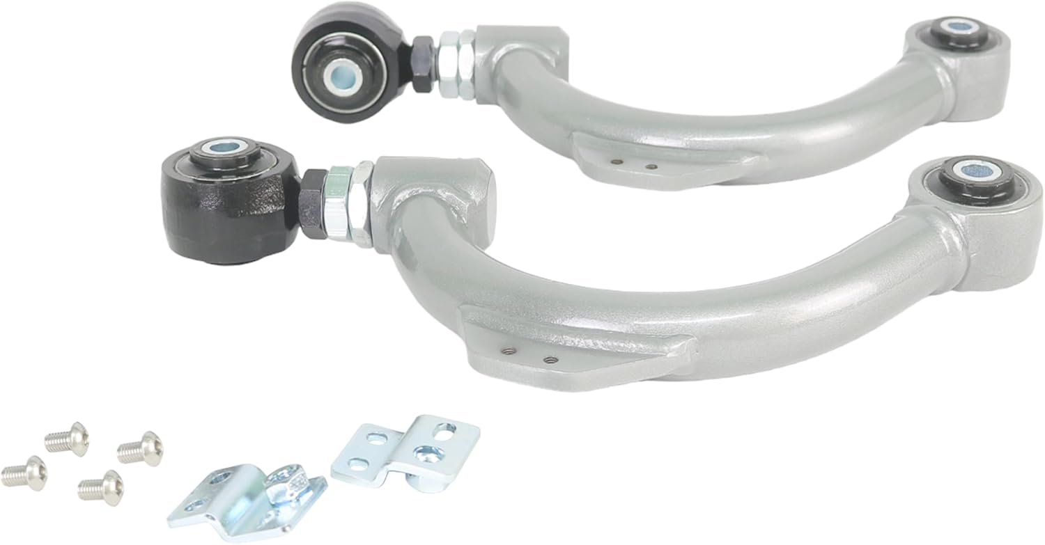 Whiteline KTA259 Camber Adjustable Rear Upper Control Arm Kit Compatible with 2016-2026 Honda Civic (including Type R), 2023-2026 Acura Integra