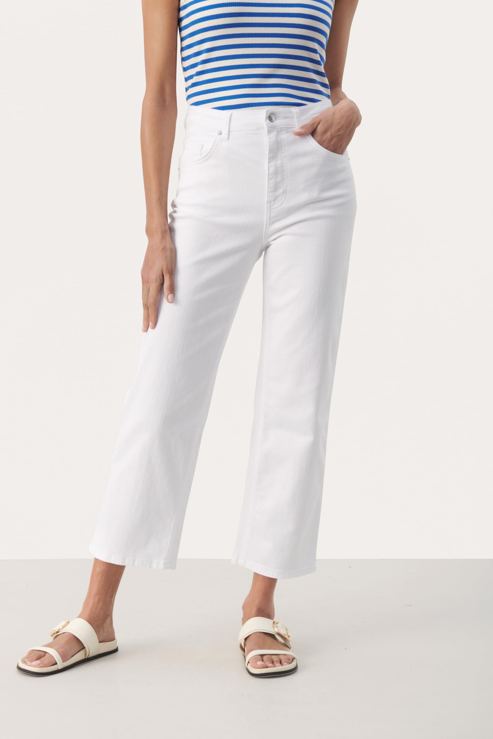 Part Two Women's Jeans High-Waisted Straight Legs Ankle Length Regular Fit Mujer
