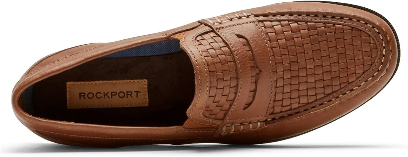 Amazon | Rockport メンズ プレストン ベネチアン ローファー 