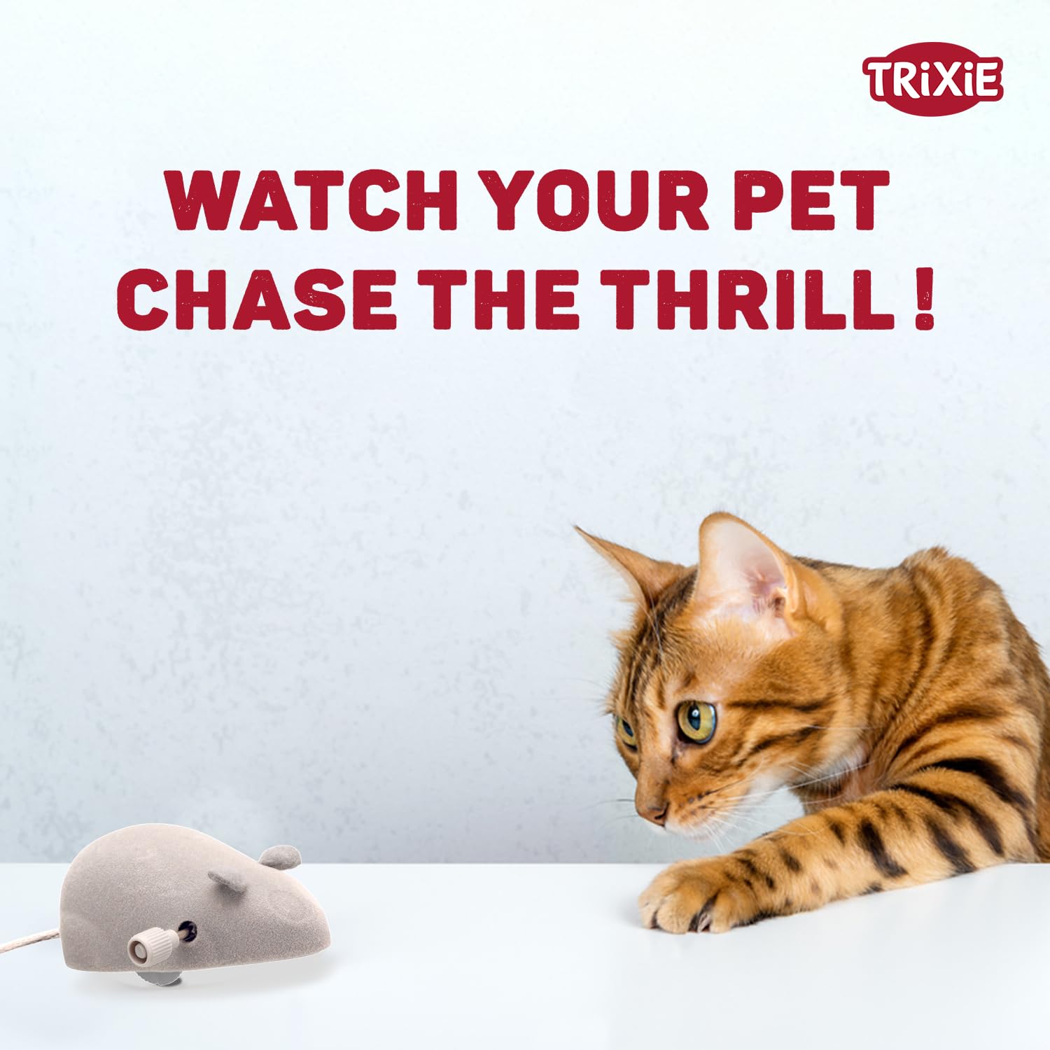 TRIXIE, Cat Toy, Clockwork Mouse Toys for Cats, 7cm, Pack of 2