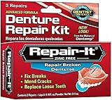 Dentemp Denture Repair Kit – Professional 3‑Repair Capacity, Fast Set Resin, For Temporary Emergency Denture Fixes, Easy At‑Home Use – Reliable, Safe| SterlingSquare