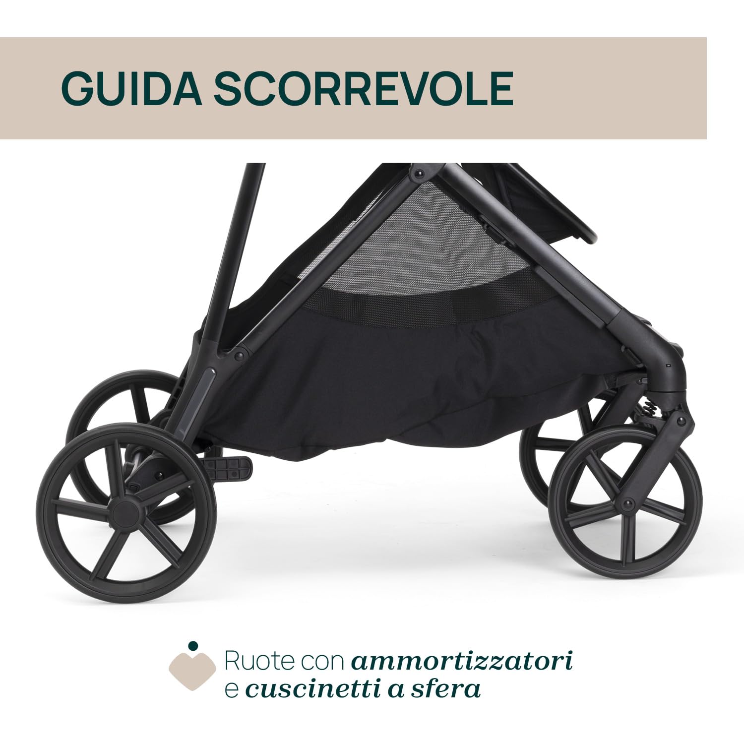 Chicco Passeggino Seety, Passeggino Leggero e Compatto Da 0 Mesi a 4 Anni, Portata Max 22kg, Passeggino Pieghevole, Schienale Reclinable, Chiusura Automatica in 1 Gesto, Capotte Parasole e Parapioggia