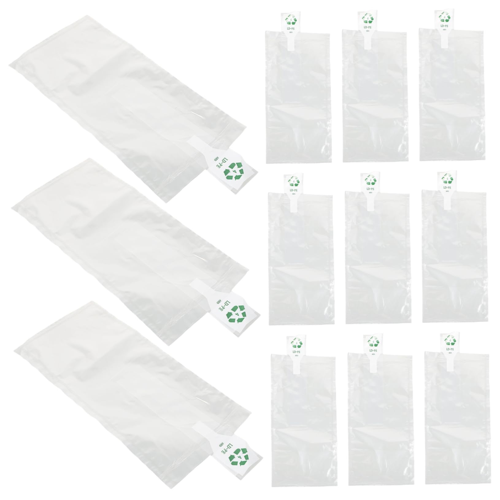 PRETYZOOM Portable Compact 100pcs Inflatable Air Bags for Shipping Packing Wrapping Box Cushioning Moving Supplies