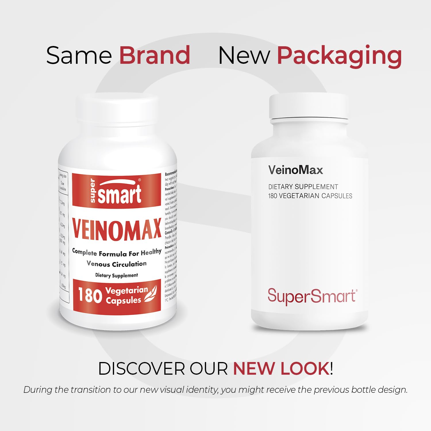 Supersmart - VeinoMax (Advanced Complex) - with Diosmin, Hesperidin, Horse Chestnut, Vitexin - Veins Supplement | Non-GMO & Gluten Free - 180 Vegetarian Capsules — Amazon image 2